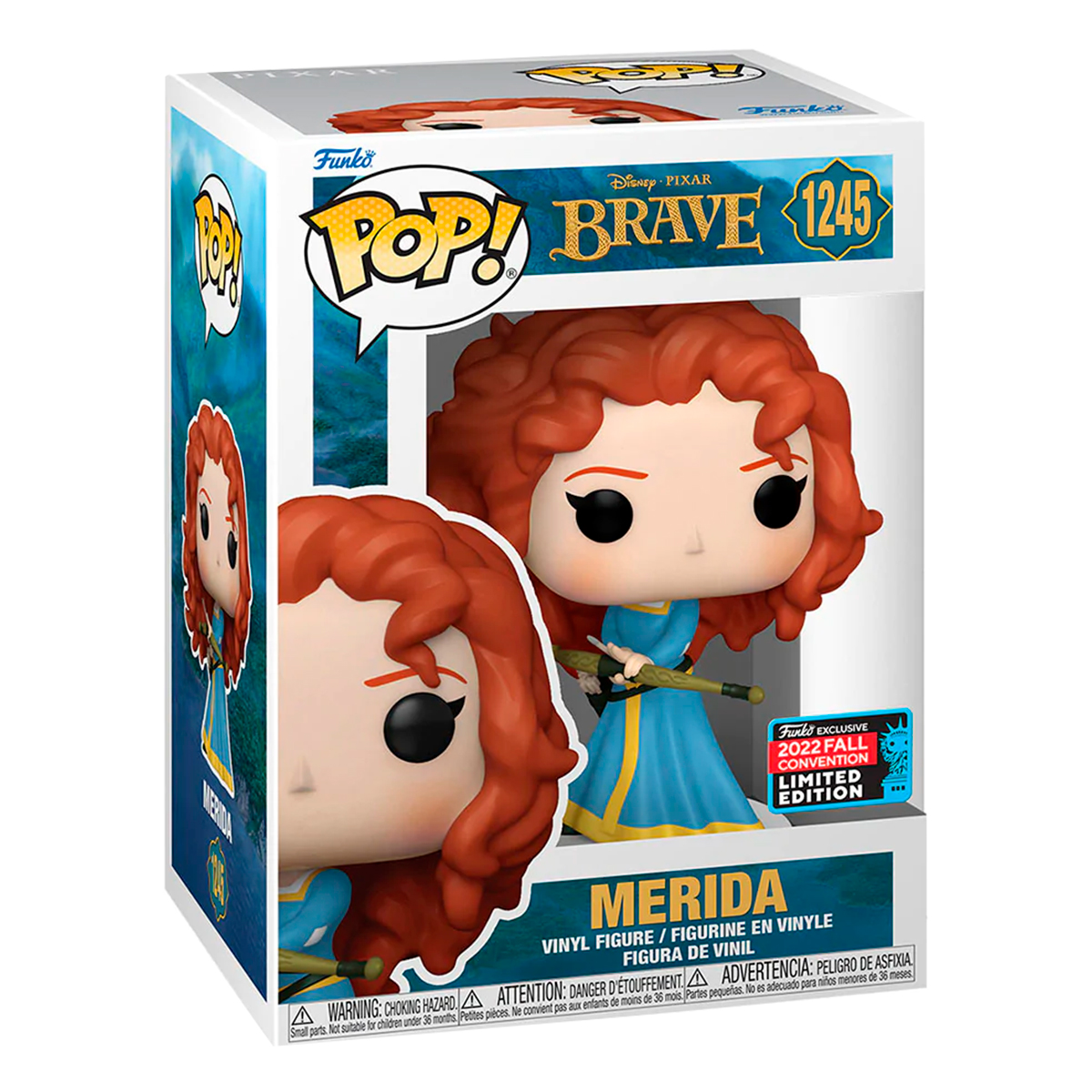 Funko Pop Merida #1245 Valiente Disney Pixar Figura Original