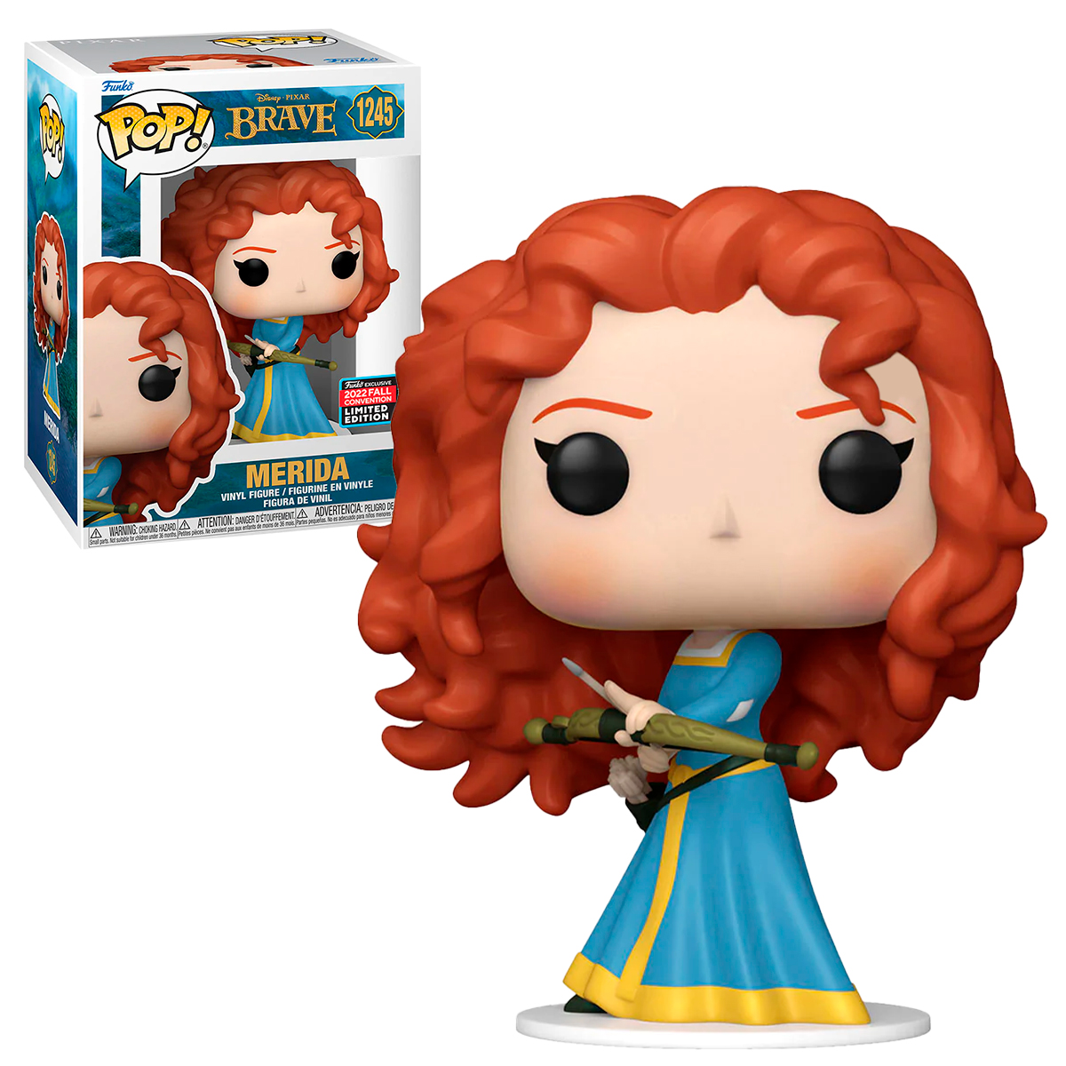 Funko Pop Merida #1245 Valiente Disney Pixar Figura Original