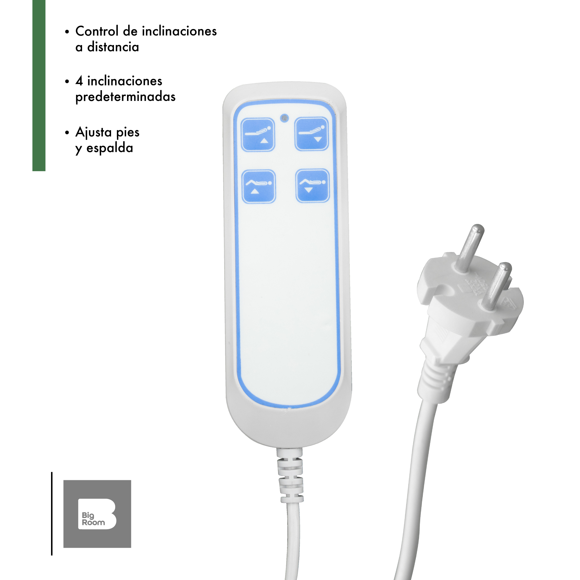 Cama Hospitalaria Electrica Porta Suero Colchon 2 Funciones
