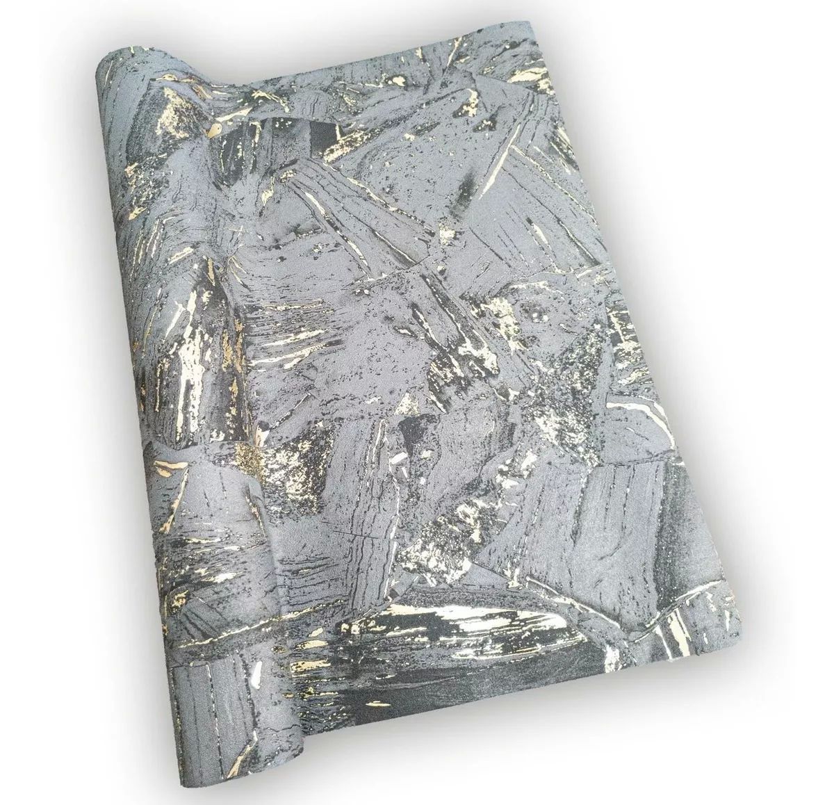 Papel Tapiz Premium Gris/dorado 10mx53cm Tpl02