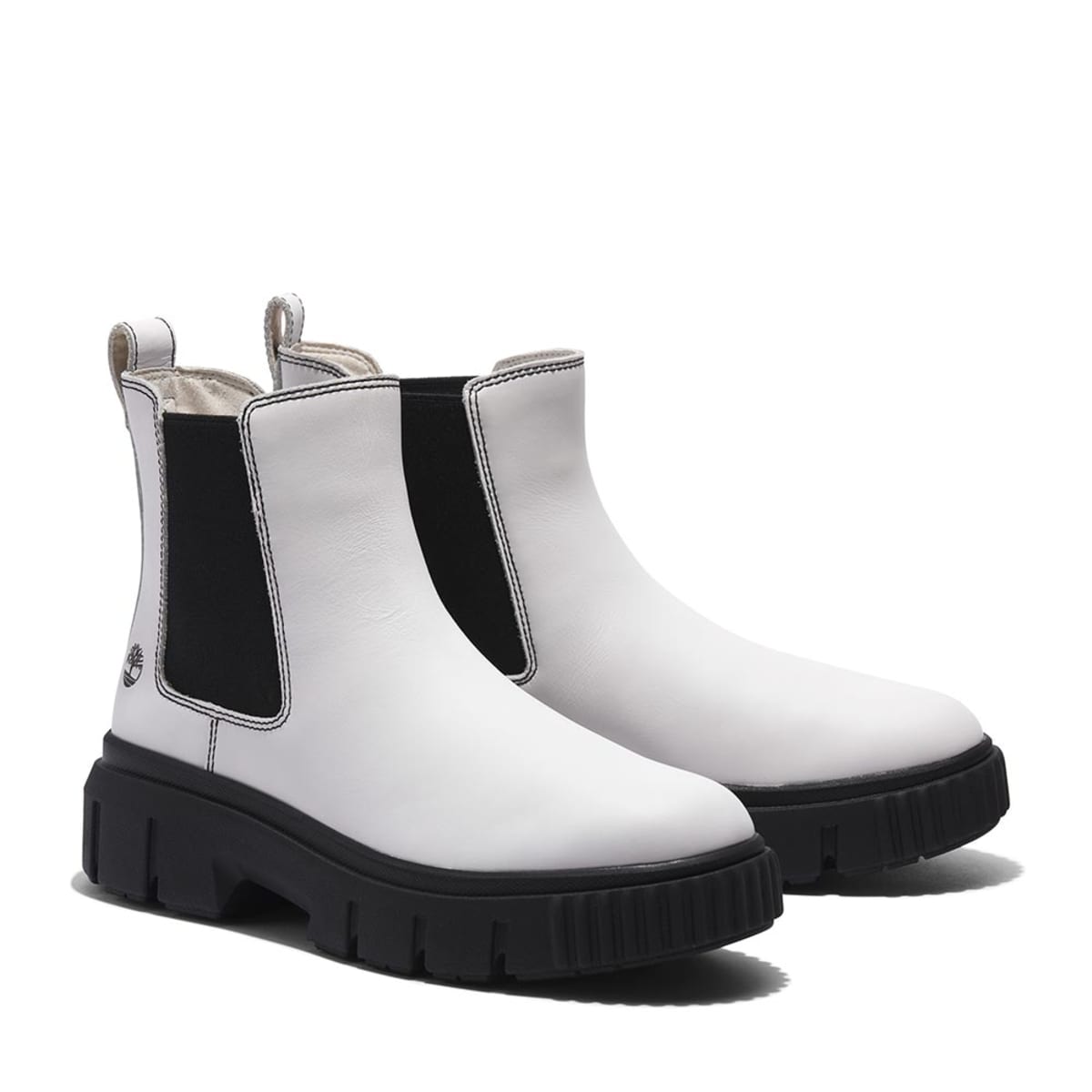 Bota Heavy Greyfield Chelsea Timberland color blanco para mujer, mod. 1088258