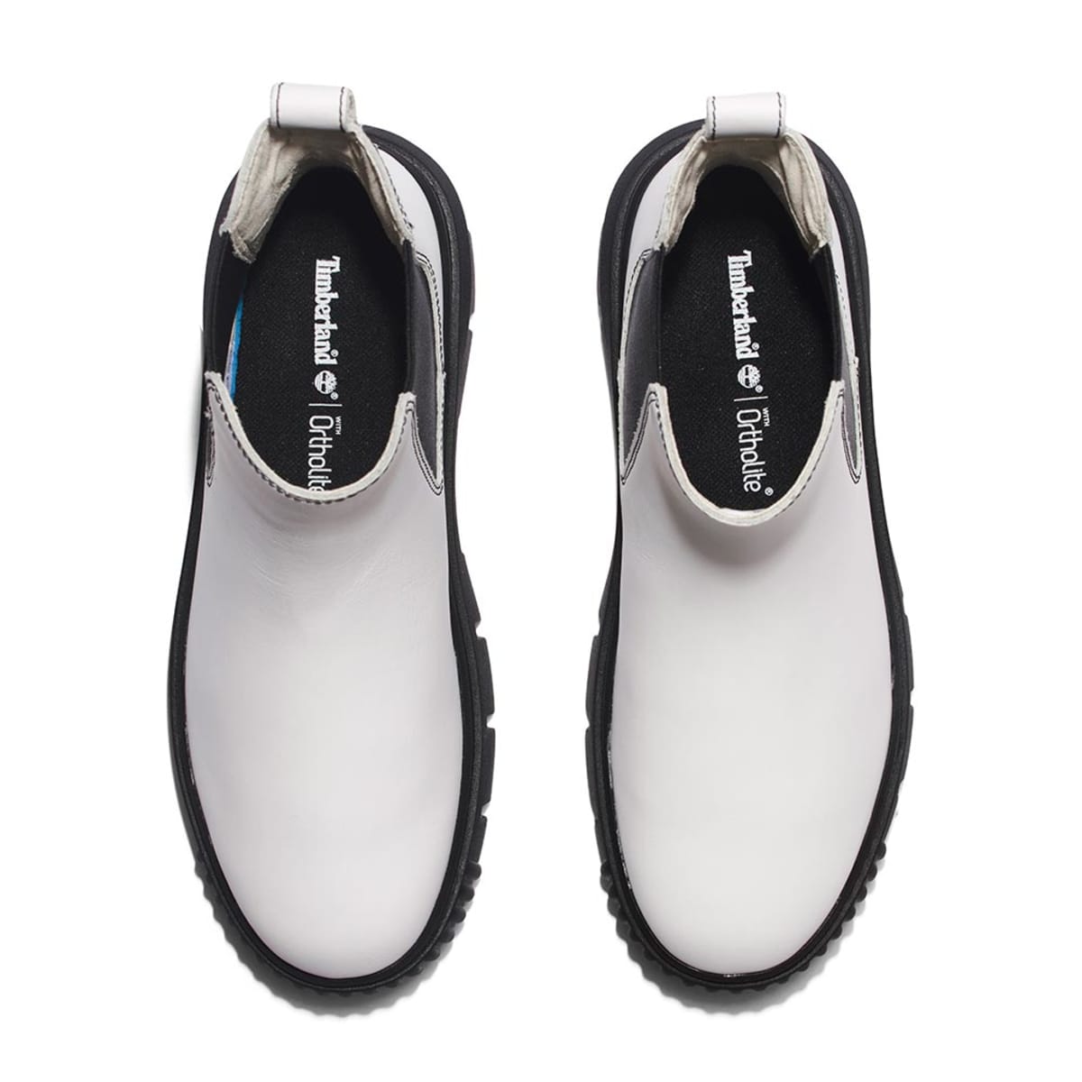 Bota Heavy Greyfield Chelsea Timberland color blanco para mujer, mod. 1088258