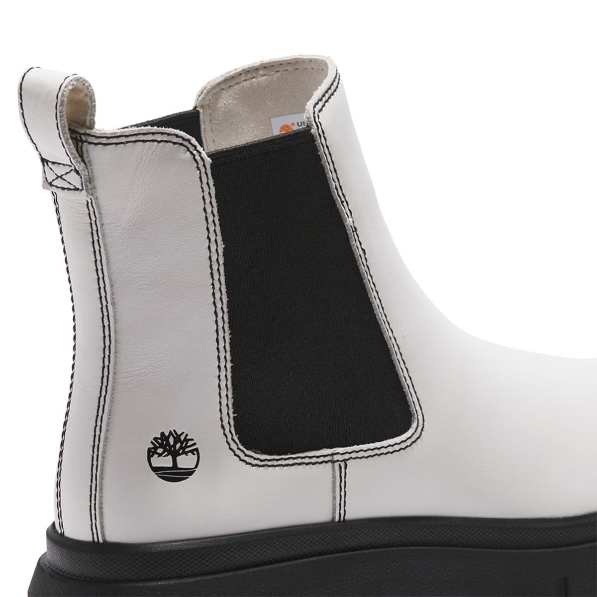 Bota Heavy Greyfield Chelsea Timberland color blanco para mujer, mod. 1088258