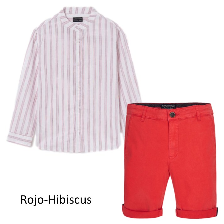 Camisa Y Short Para Niño Junior Varios Modelos Marca Mayoral Nukutavake