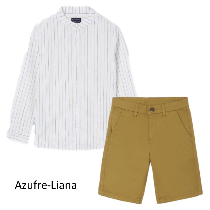 Camisa Y Short Para Niño Junior Varios Modelos Marca Mayoral Nukutavake