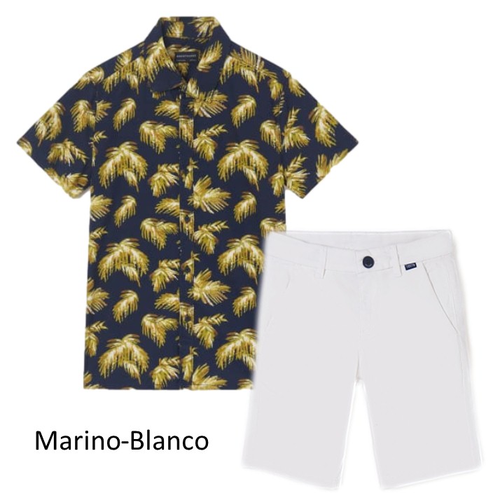 Camisa Y Short Para Niño Junior Varios Modelos Marca Mayoral Nukutavake