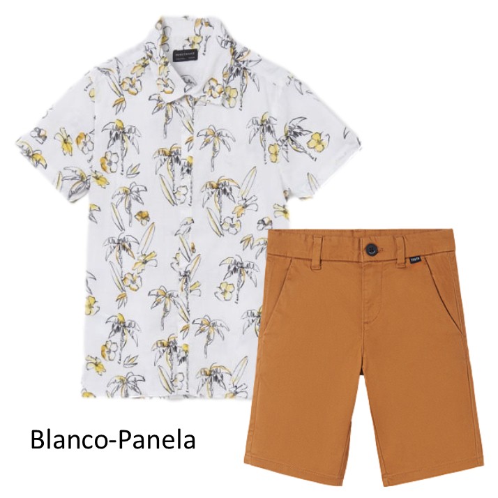 Camisa Y Short Para Niño Junior Varios Modelos Marca Mayoral Nukutavake