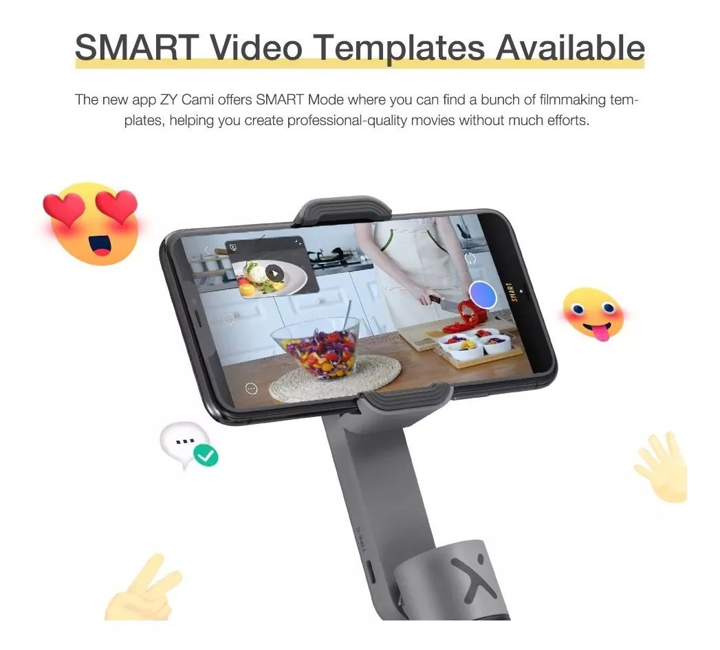 Estabilizador para teléfono Celular Smooth X, Palo Selfie