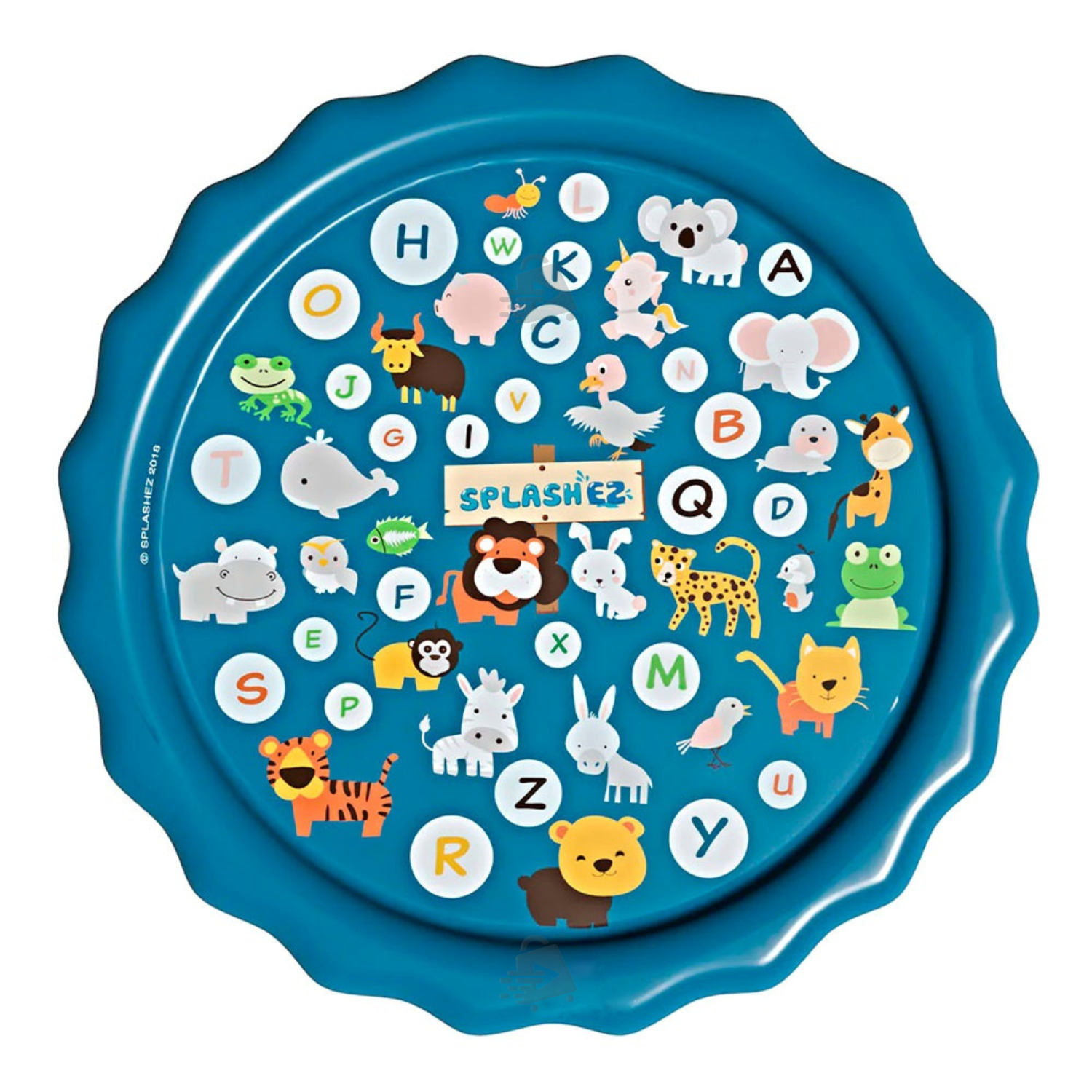 Almohadilla Inflable Con Aspersores De Agua Infantil