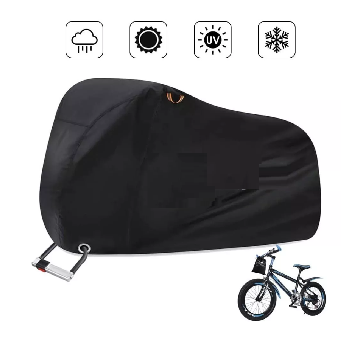 Lona impermeable para bicicleta, impermeable, funda protectora para  bicicletas, cubierta para bicicleta, cubierta para bicicleta, cubierta para