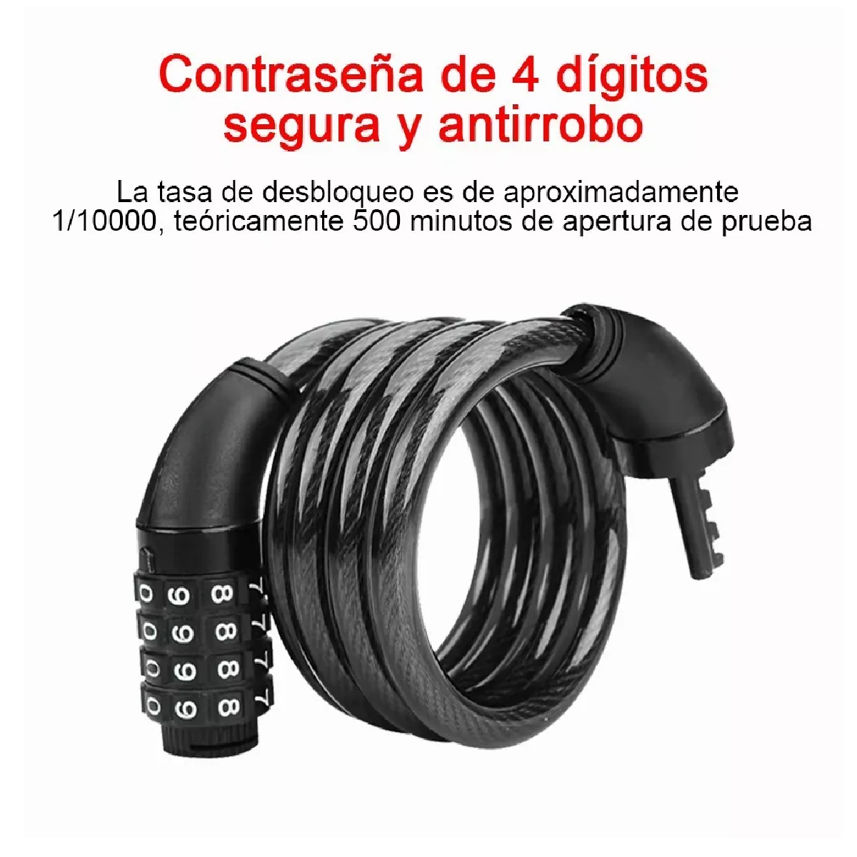 Candado Cadena Reforzado Alta Seguridad Para Bici O Moto