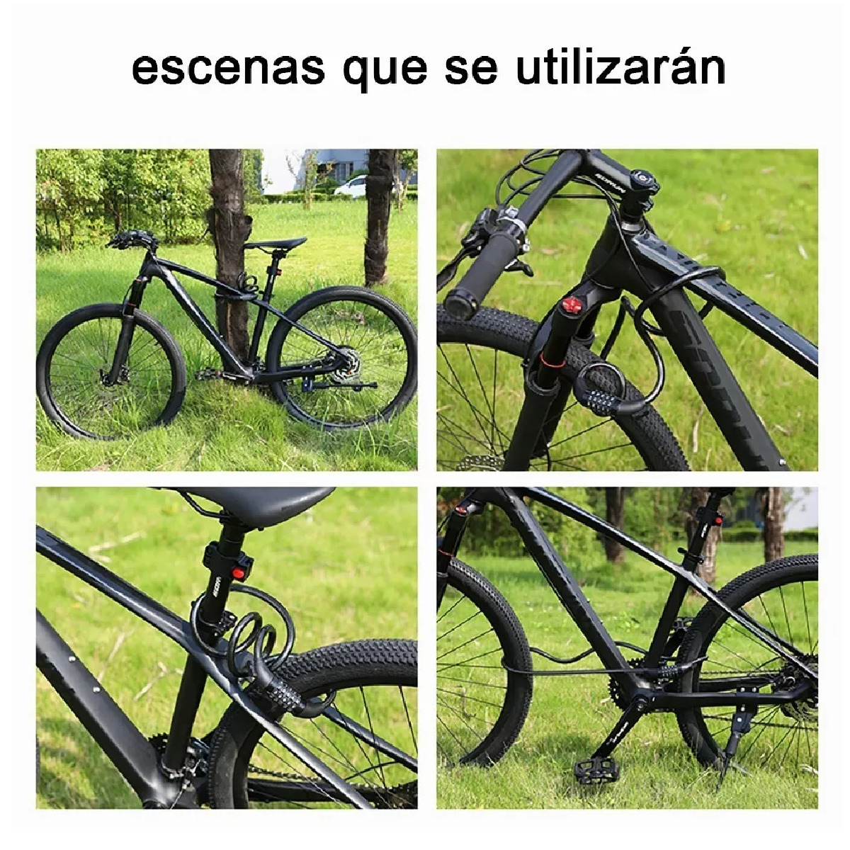 Candado Cadena Reforzado Alta Seguridad Para Bici O Moto