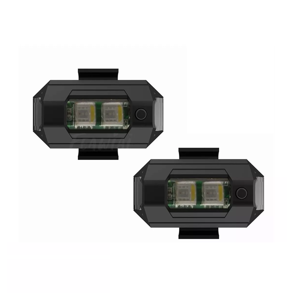 Set 2 Luces Mini Luz Led Estrobo Para Bicicleta Moto 7 Colores