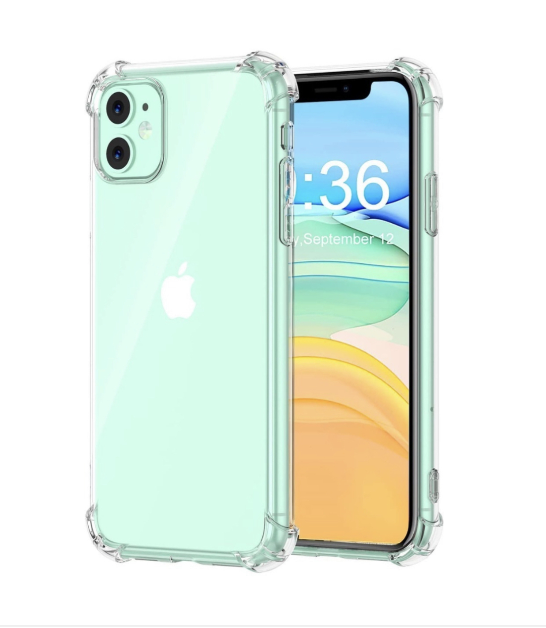 Funda Acrigel Transparente FUNBU Para iPhone 11 Esquinas Reforzadas 
