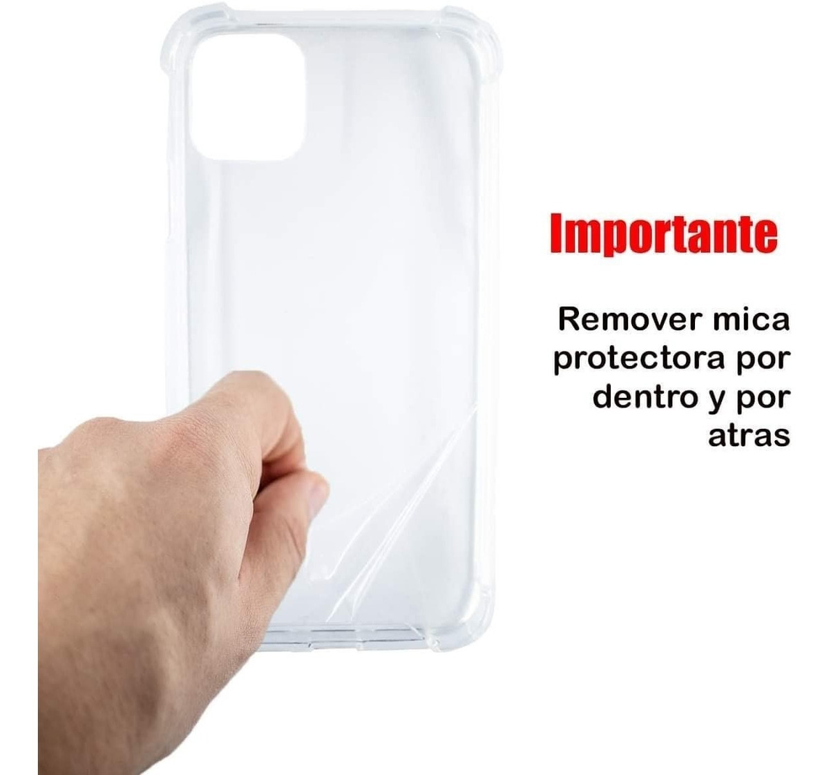 Funda Acrigel Transparente FUNBU Para iPhone 12 Pro Max Esquinas Reforzadas 