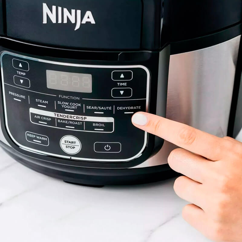 Olla de Presión Ninja Foodi 10 en 1 de 5 cuartos FD101 acero inoxidable REACONDICIONADO TIPO A