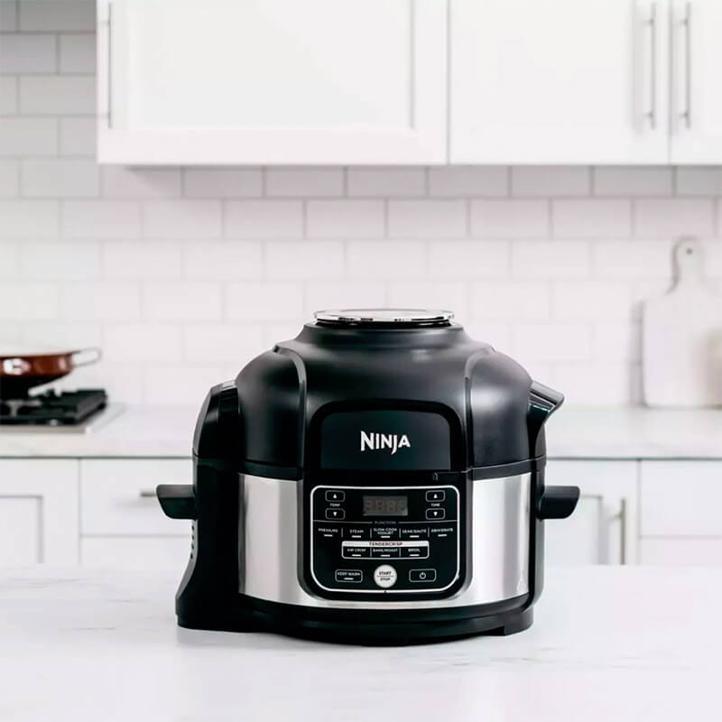 Olla de Presión Ninja Foodi 10 en 1 de 5 cuartos FD101 acero inoxidable REACONDICIONADO TIPO A