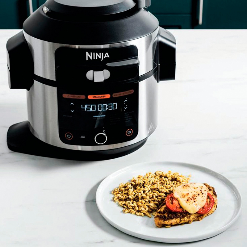 Olla de Presión Ninja Foodie 6.5 cuartos de galón, 14 en 1 OL501 REACONDICIONADO TIPO A