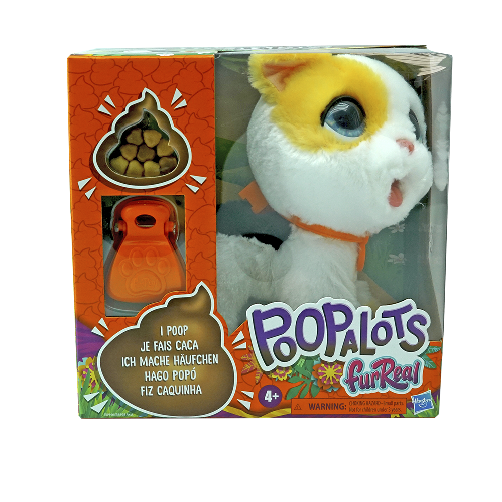 Peluche Interactivo Hasbro E8898 Furreal Poopalots Gato Grandes Paseos