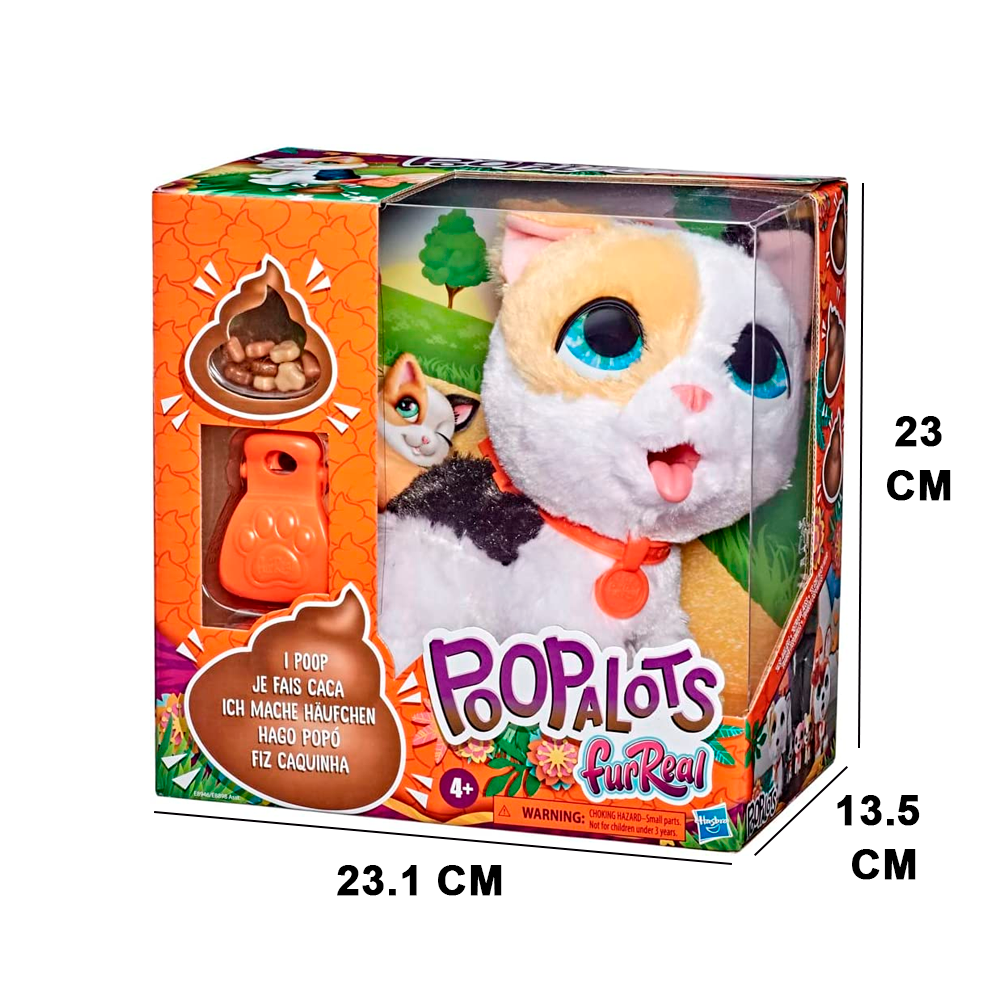 Peluche Interactivo Hasbro E8898 Furreal Poopalots Gato Grandes Paseos