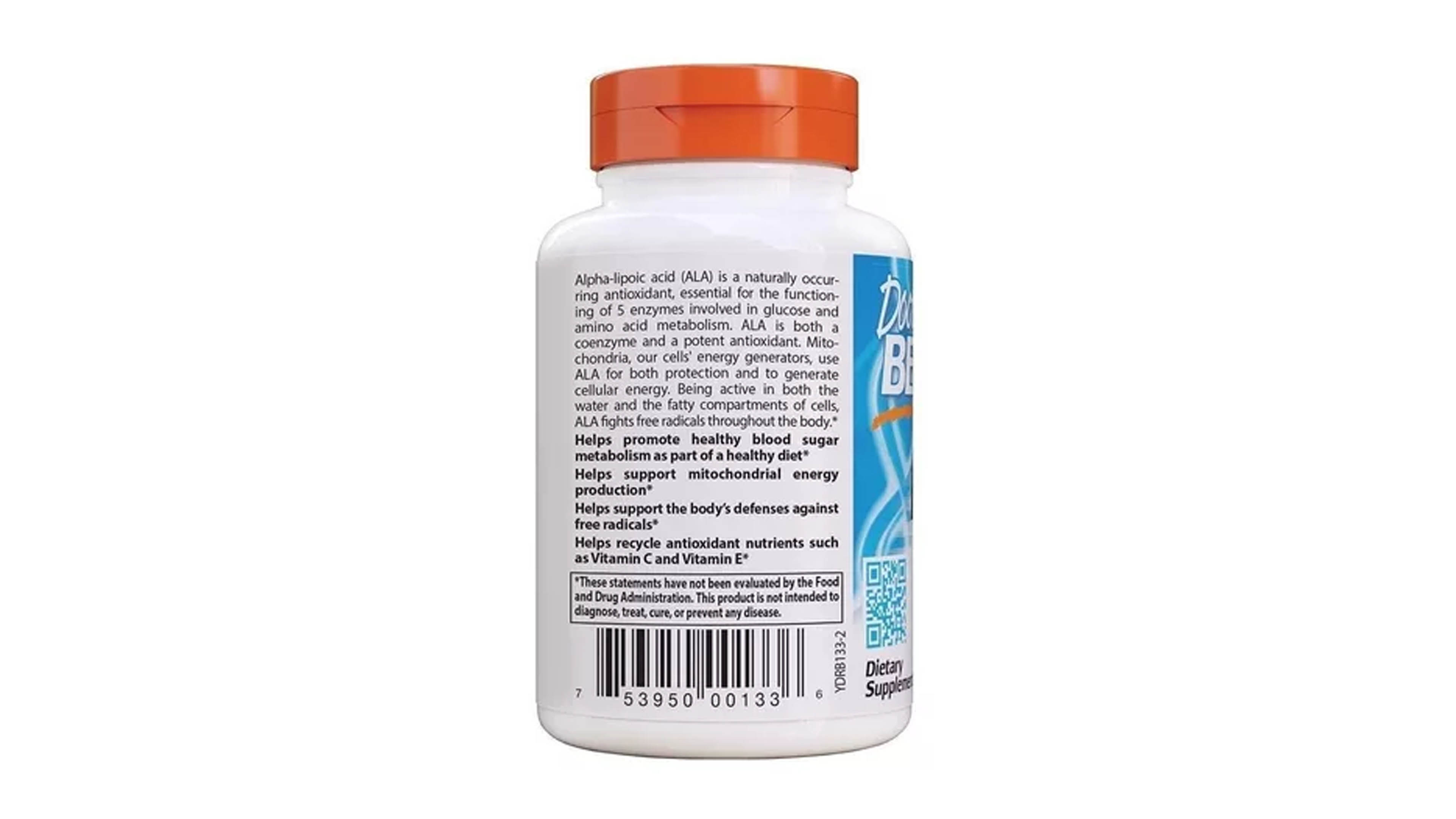 Antioxidante Acido Alfa Lipoico 600mg Alpha Lipoic 60 tabletas