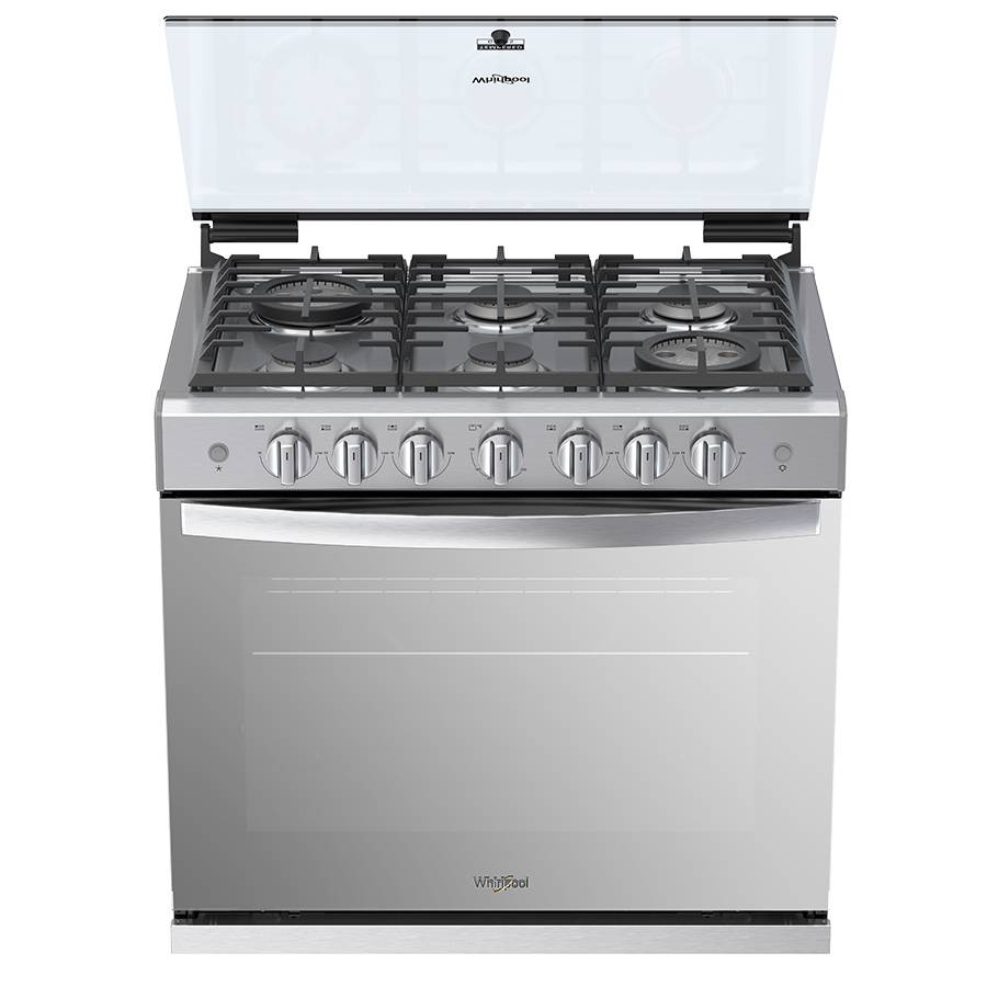 Estufa Whirlpool Gas Empotrable 30  Acero Inoxidable WER5000S