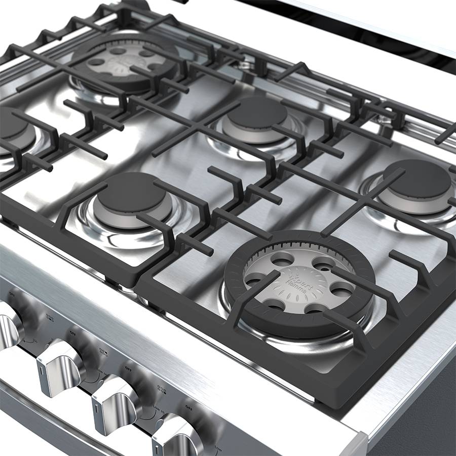 Estufa Whirlpool Gas Empotrable 30  Acero Inoxidable WER5000S