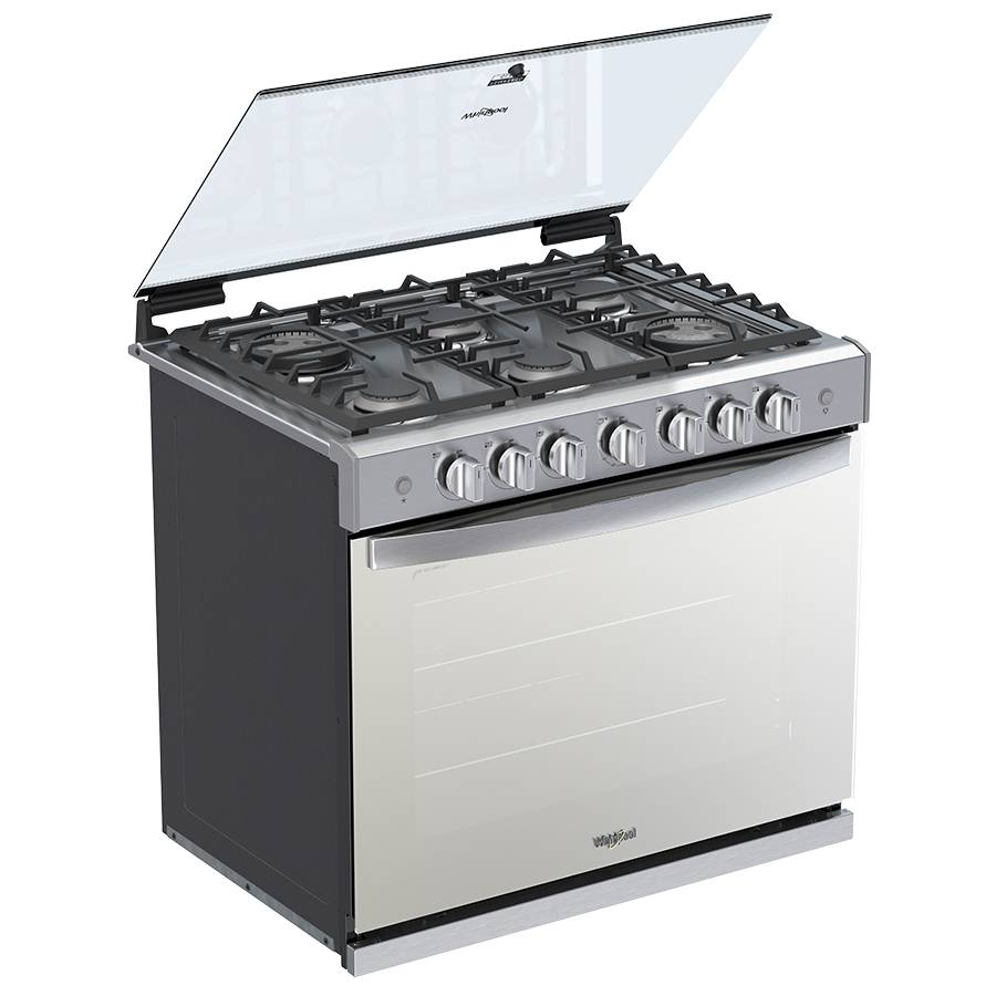 Estufa Whirlpool Gas Empotrable 30  Acero Inoxidable WER5000S