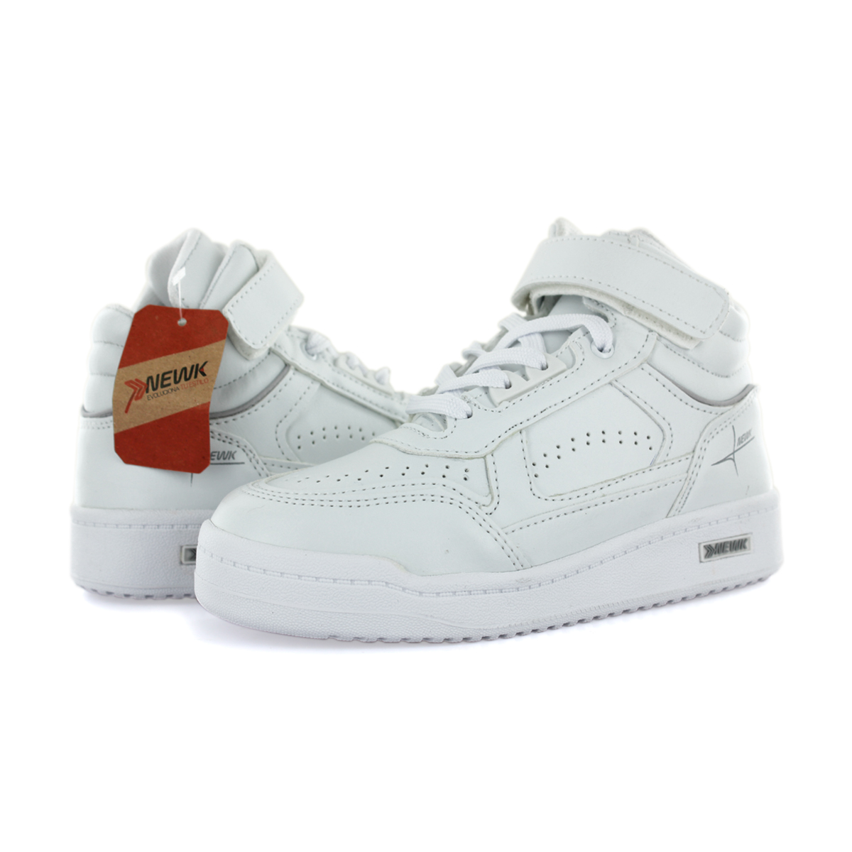Tenis Newk Línea Tall-alto Color Blanco
