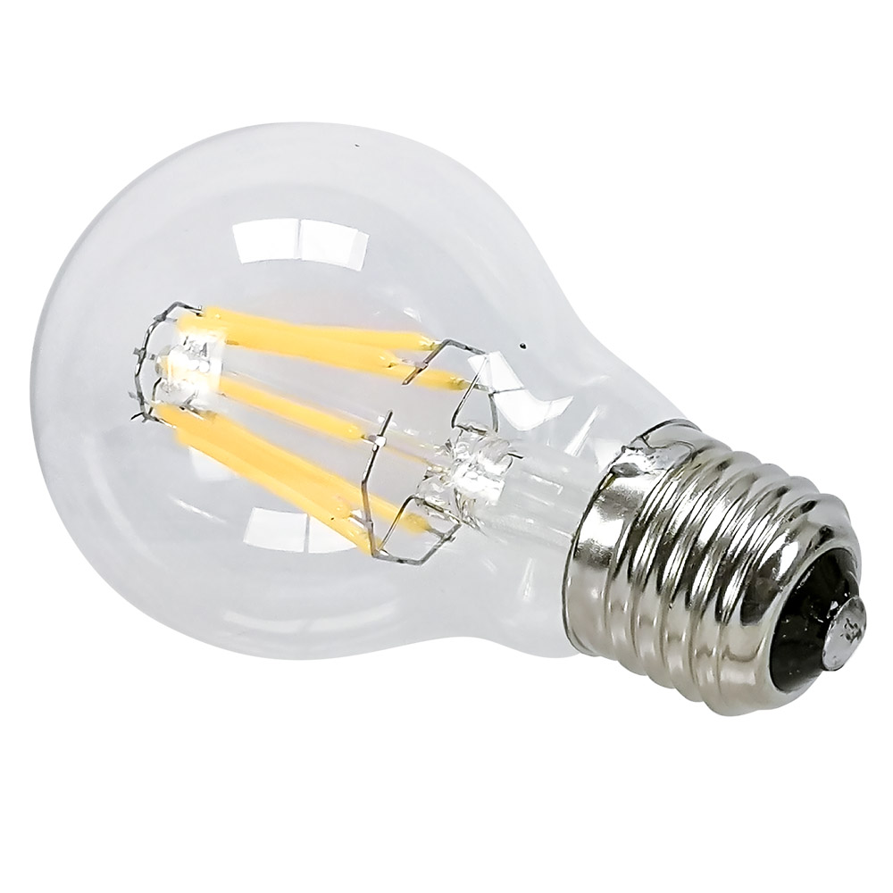 Foco Led Transparente de Luz Calida con 6 Watts 480 Lumenes Dimmable Ahorrador de Energía Caja con 4 Piezas Master ROZ-AS-858-C6-4