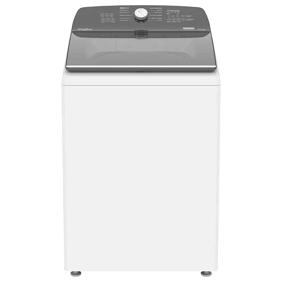 Lavadora Carga Superior 17kg Xpert System Agitador 8MWTW1713WJM Blanco Whirlpool