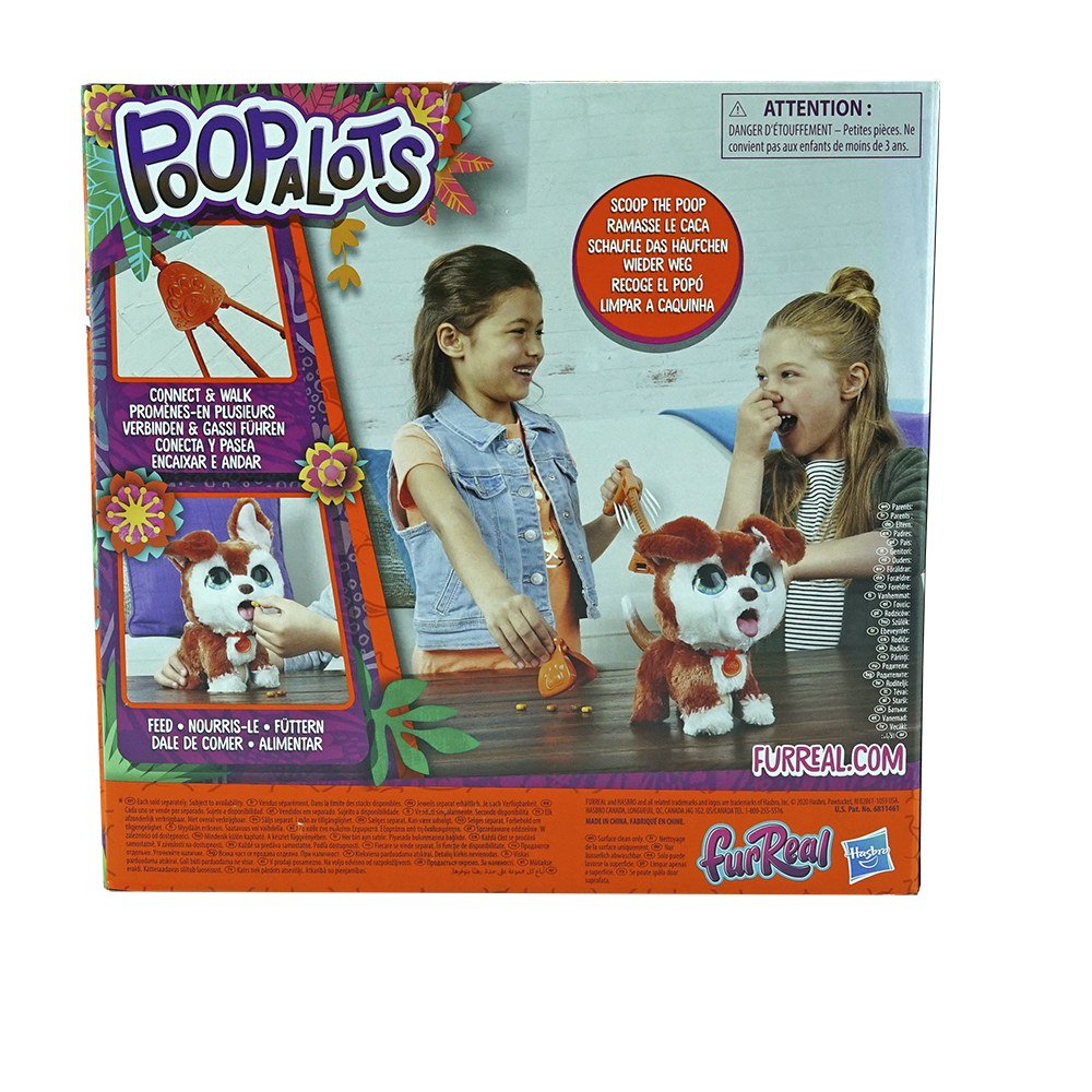 Peluche Interactivo Hasbro E8898 Furreal Poopalots Perro Grandes Paseos