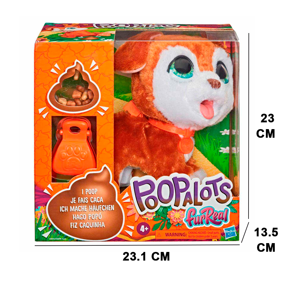 Peluche Interactivo Hasbro E8898 Furreal Poopalots Perro Grandes