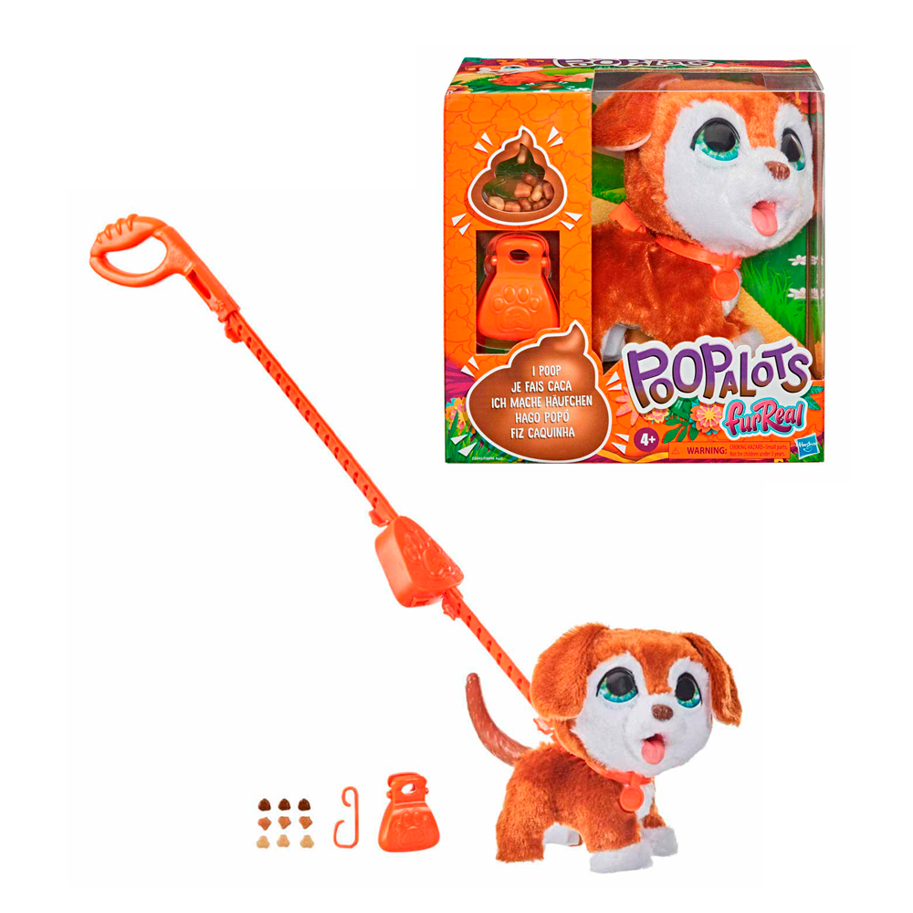 Peluche Interactivo Hasbro E8898 Furreal Poopalots Perro Grandes Paseos