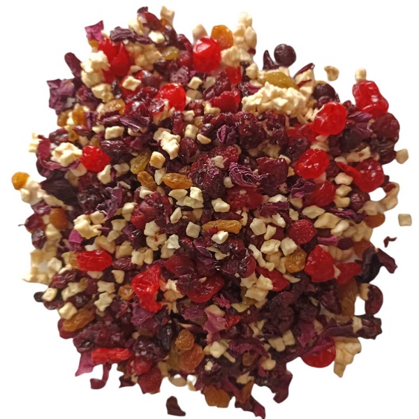 TISANA 1Kg FRUTOS ROJOS Y PETALOS ARTESANAL ORGÁNICA