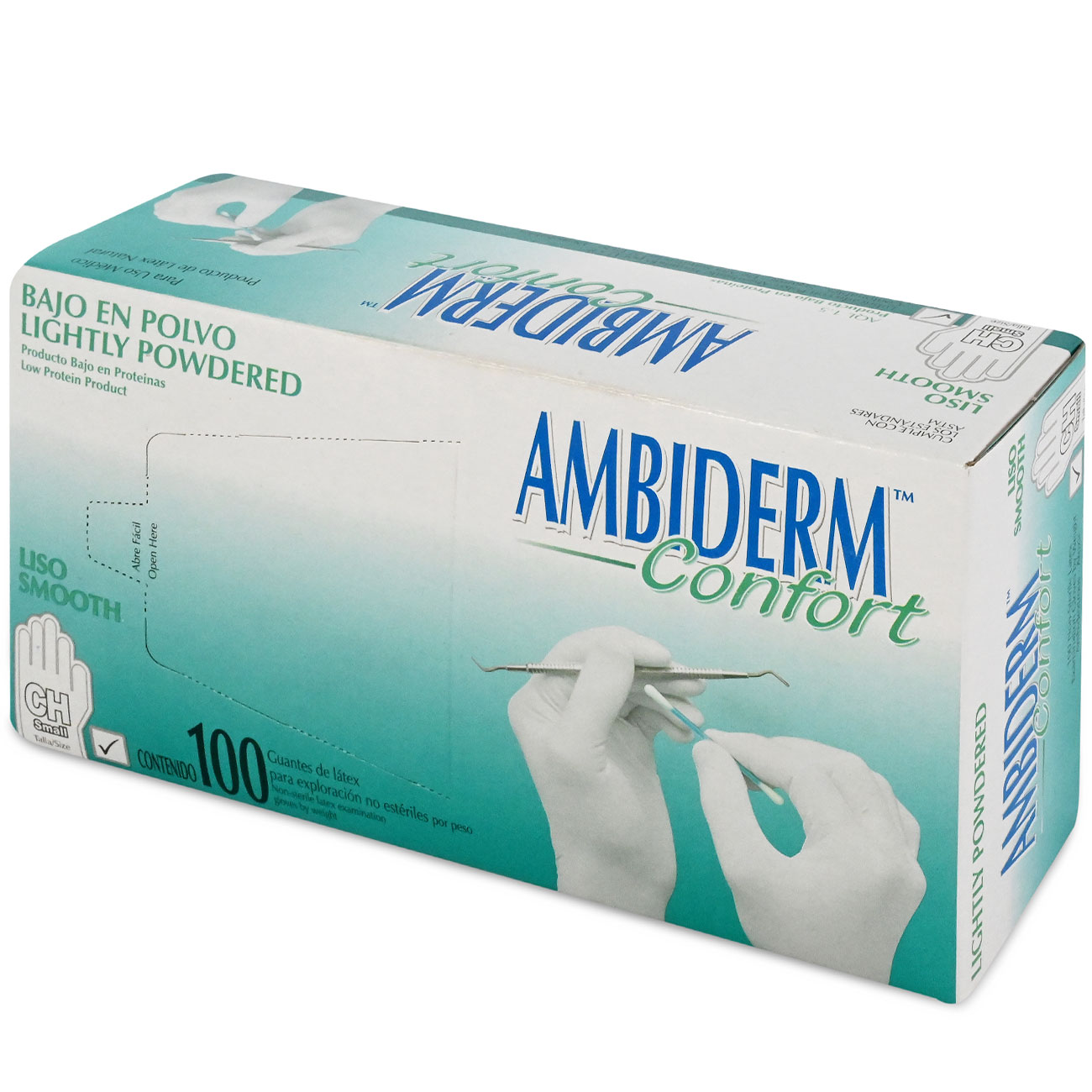 Guante Exploración  No Estéril Chico Confort Ambiderm - Medica Depot