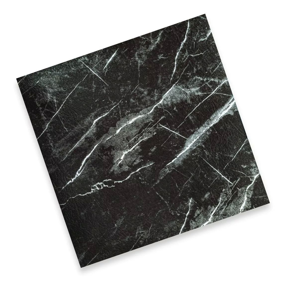 Piso Pvc Auto Adherible #6615 Negro Destellos Blancos 5 M2