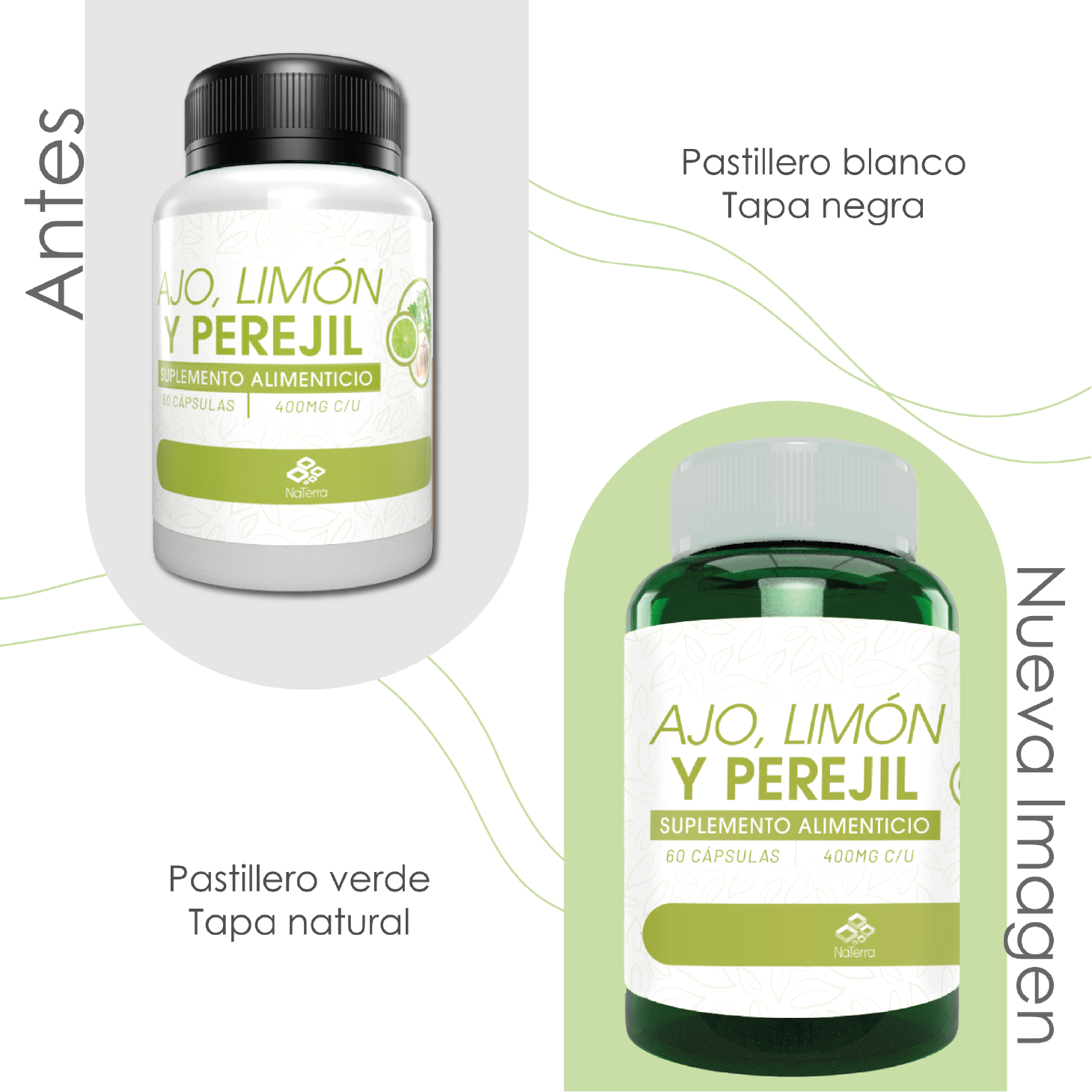 Ajo, limon y perejil NaTerra 60 capsulas