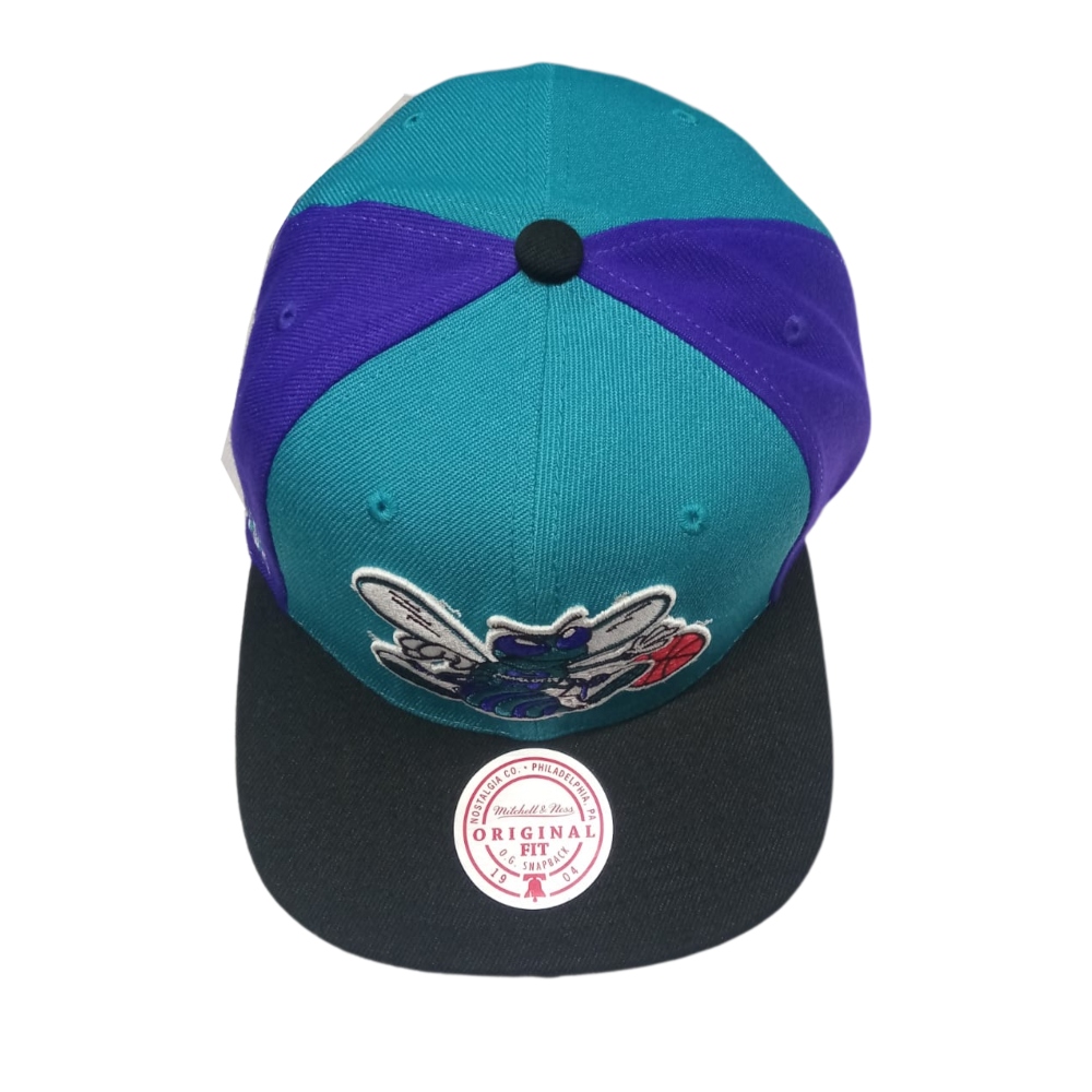 Gorra MItchell & Ness Snapback Charlotte Hornets Azul 535540