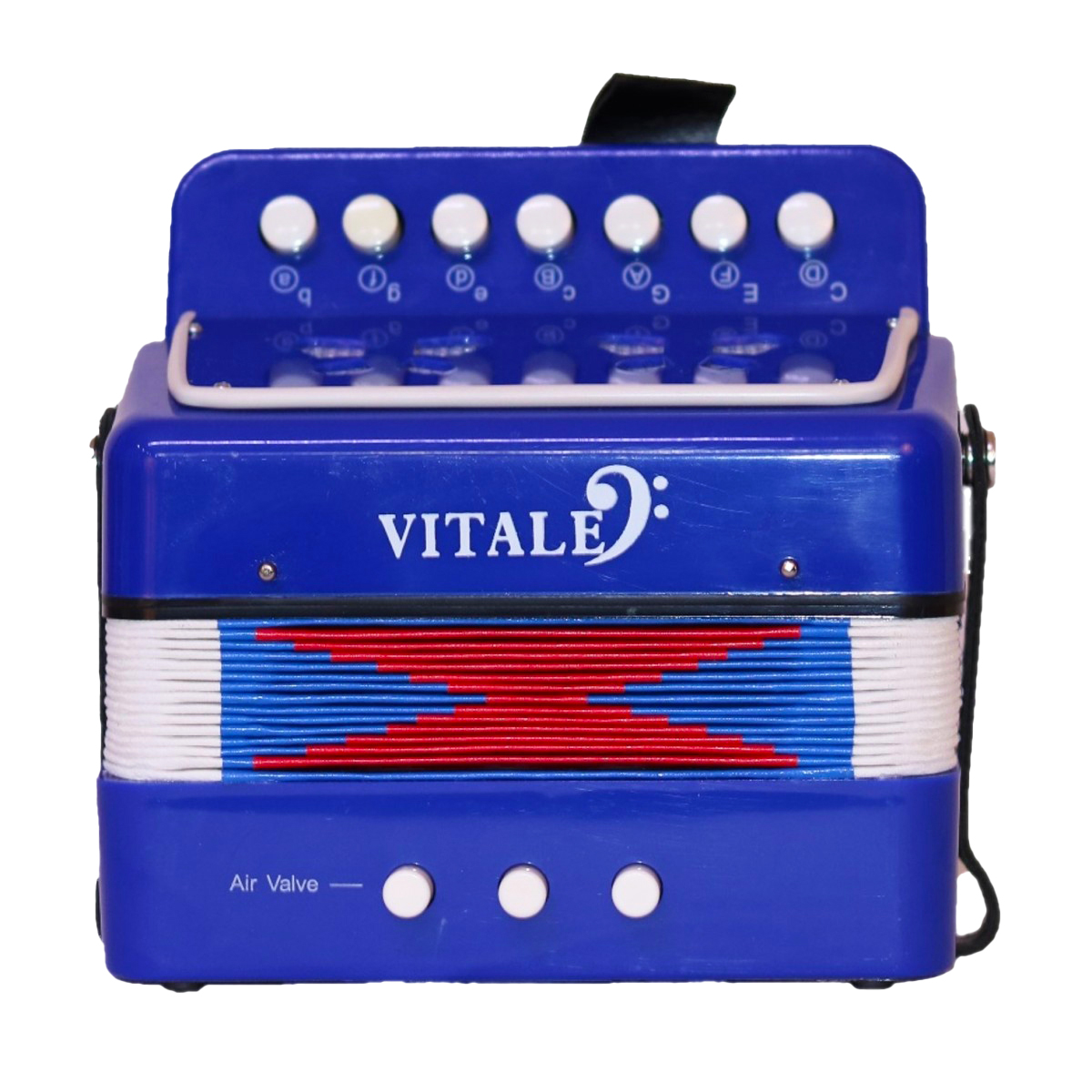 Acordeón VITALE Infantil 7KEY 2BS Azul