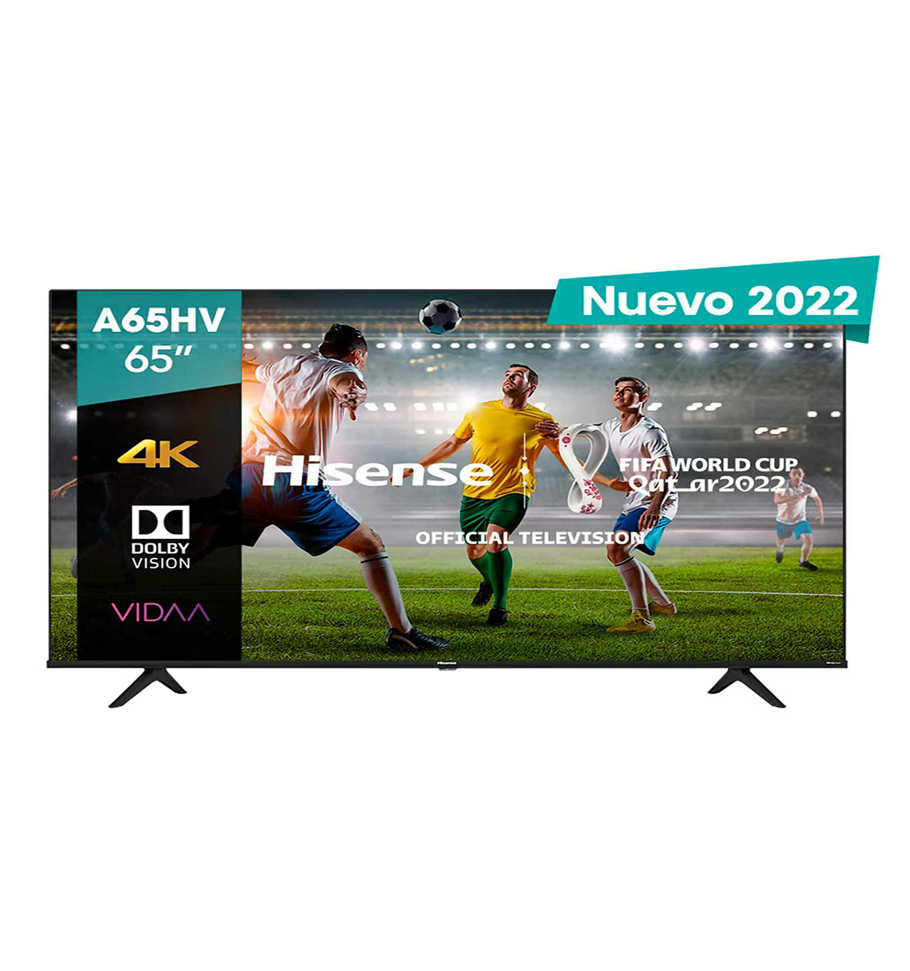 " Pantalla Hisense Led Smart TV de 65 pulgadas 4K/Ultra HD 65a65hv con Vidaa"