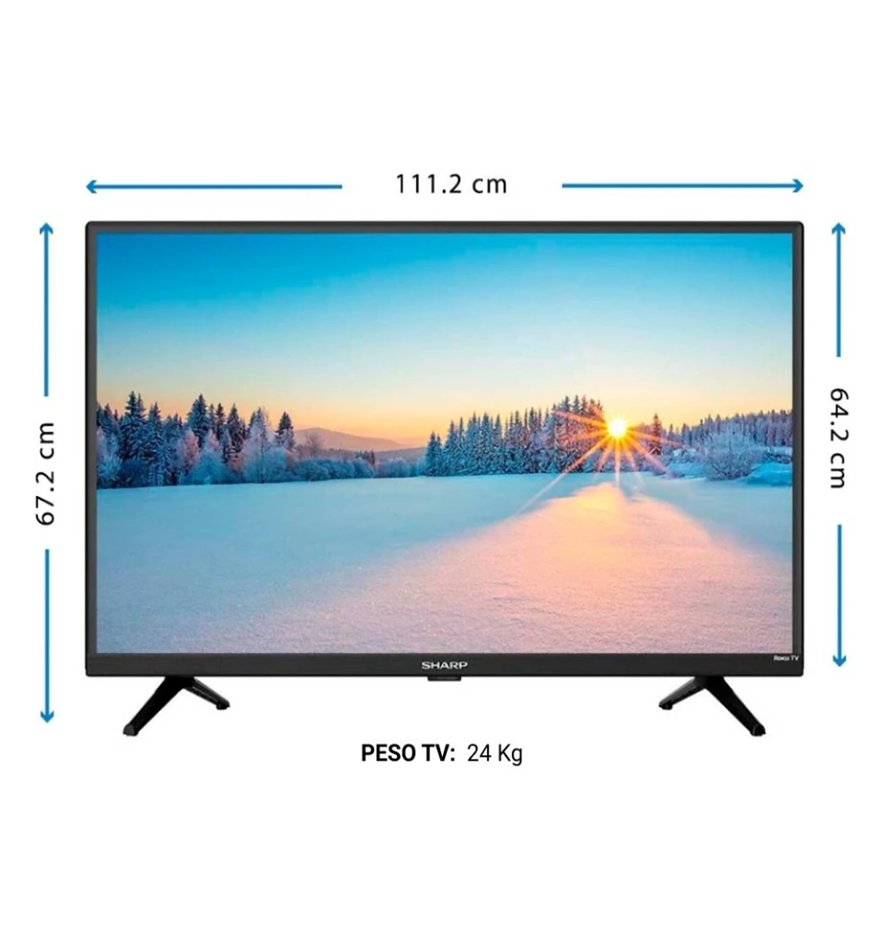 Television SHARP 50 Pulgadas 4K UHD Smart TV LED 4TC50DL7UR