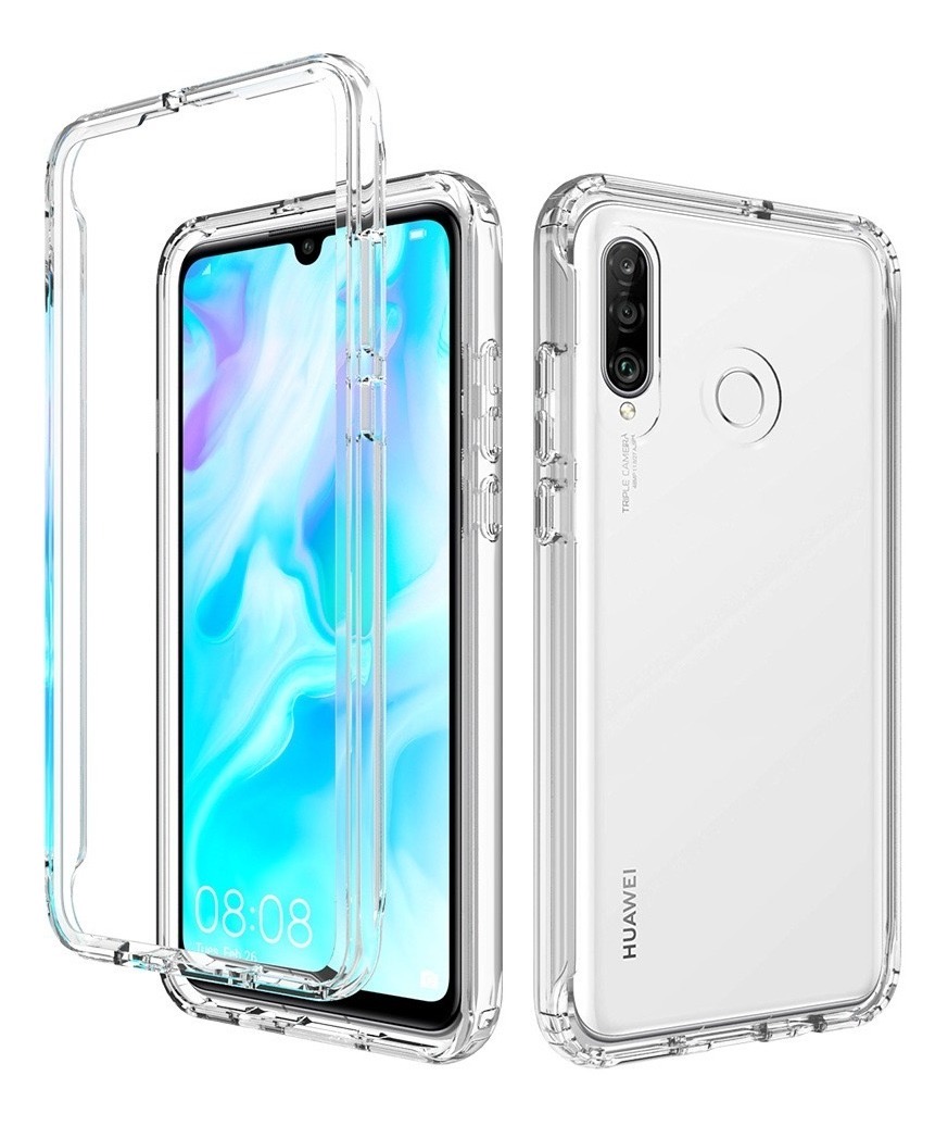 Funda 360 Uso Rudo Bicolor Transparente FUNBU Samsung/Huawei (Huawei P30 Lite) 