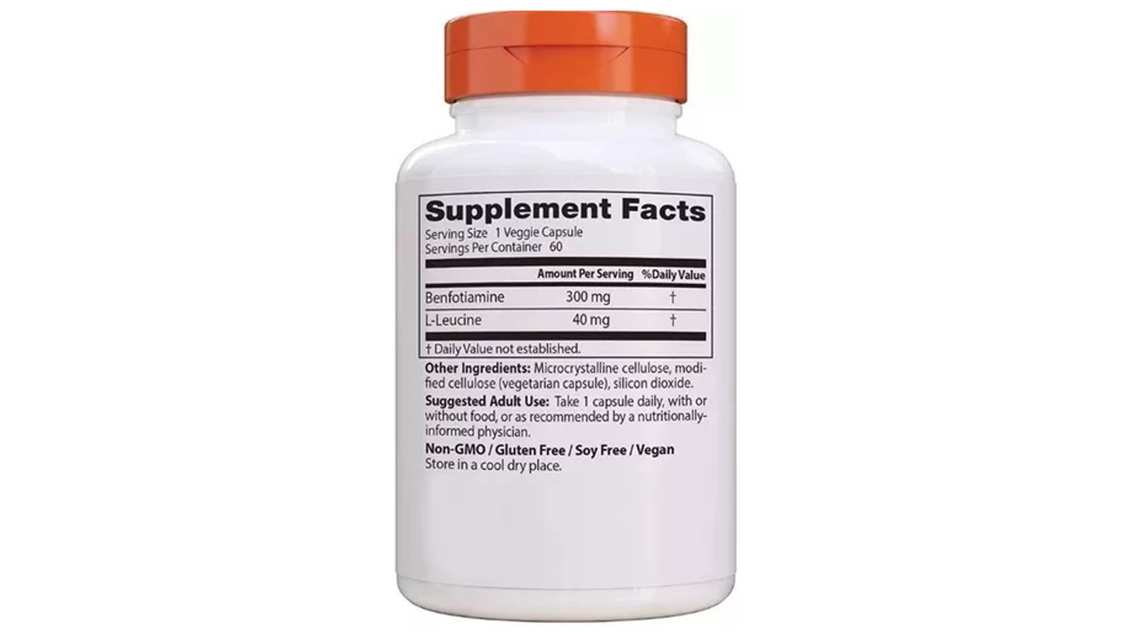 Benfotiamina 300mg Con Benfopure Doctors Best 60 Caps Vitamina B1