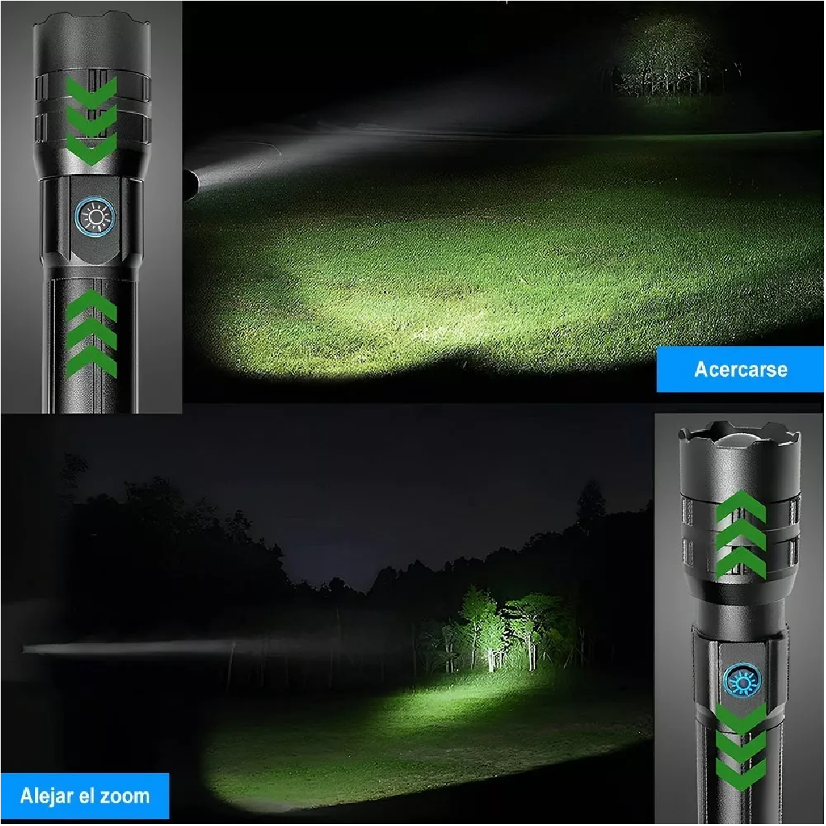 Linterna Táctica Led Xhp50 25000 Lm Usb Recargable