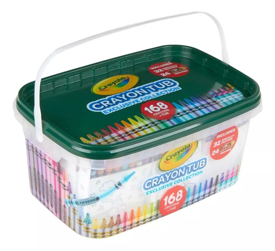 Set De 168 Crayones Crayolas Punta Fina Multicolor