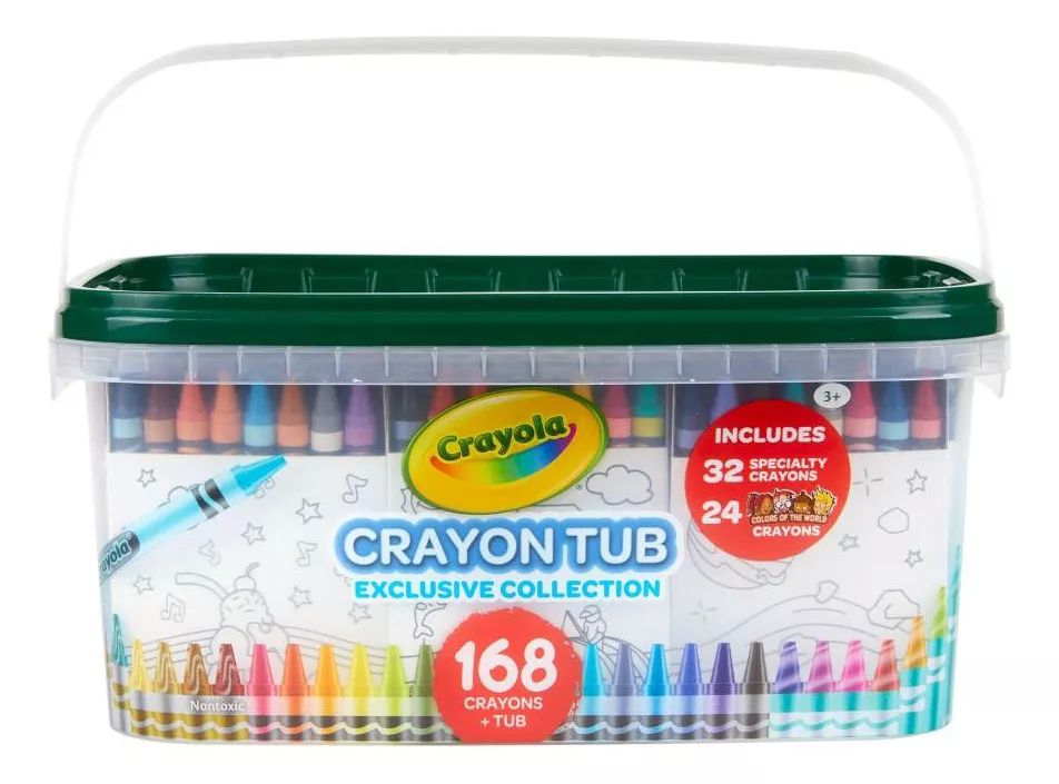 Set De 168 Crayones Crayolas Punta Fina Multicolor
