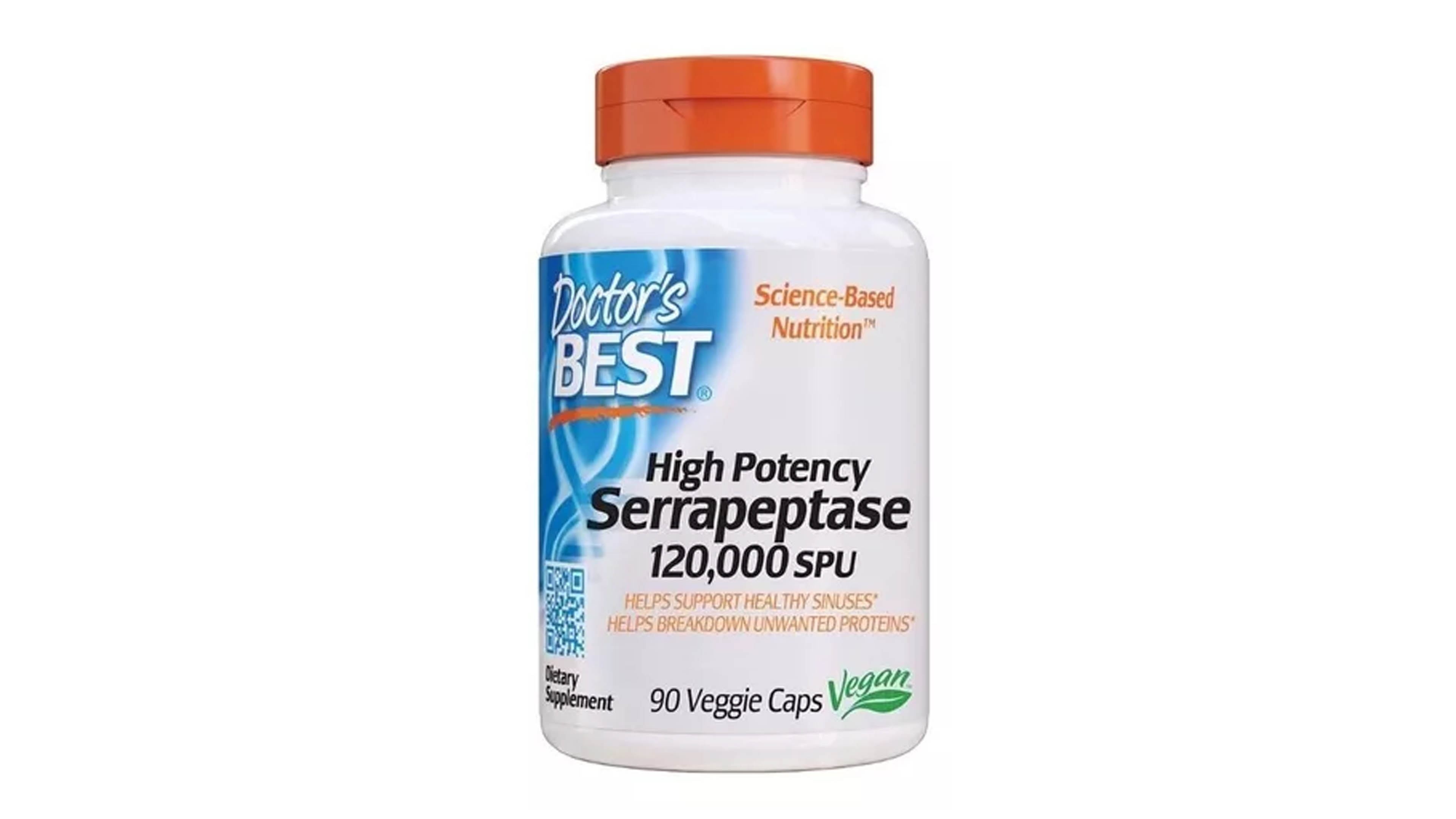 Serrapeptase 120,000 Spu 90cap Doctors Best Antiinflamatorio
