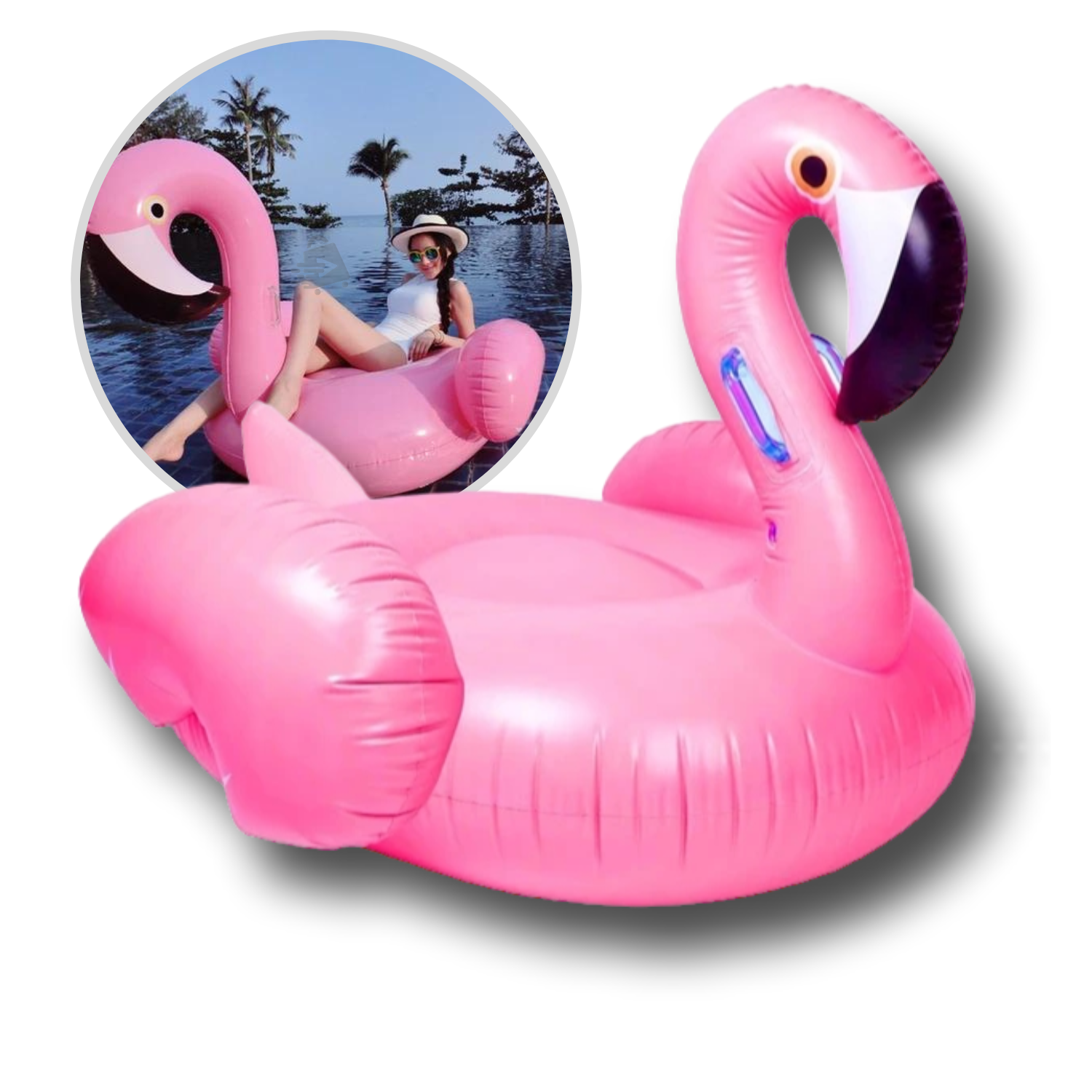 Flotador Flamingo Jumbo Para Alberca 190cm