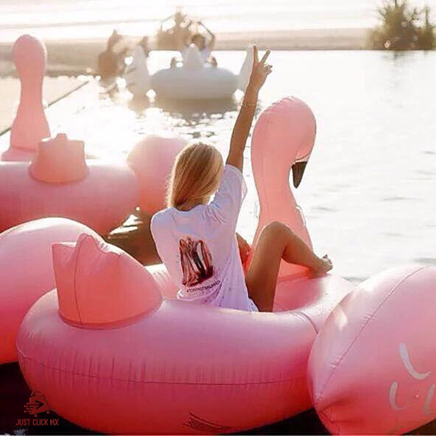 Flotador Flamingo Jumbo Para Alberca 190cm